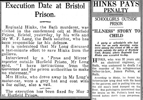 Reginald Hinks newspaper article