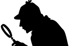 Sherlock Holmes silhouette